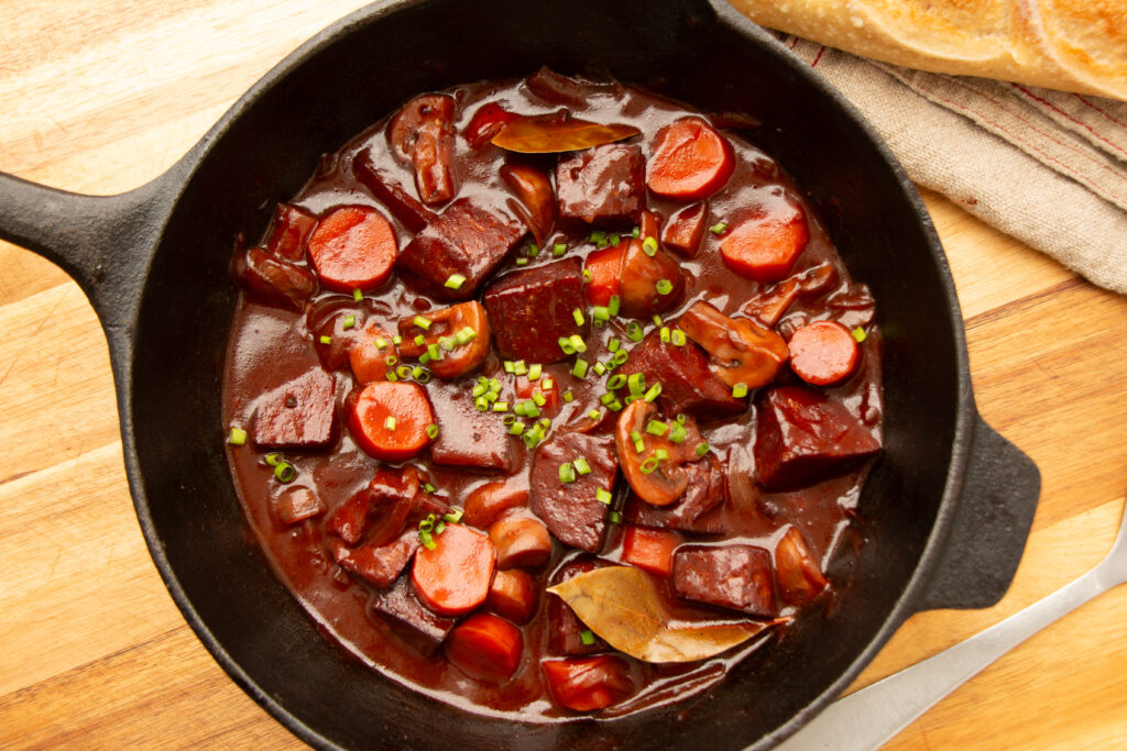 Bourguignon de Seitan Déli de La Cuisine de Jean-Philippe