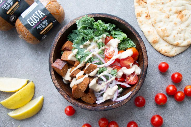 Bol shawarma au seitan