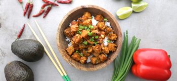 Tempeh glacé à l'orange