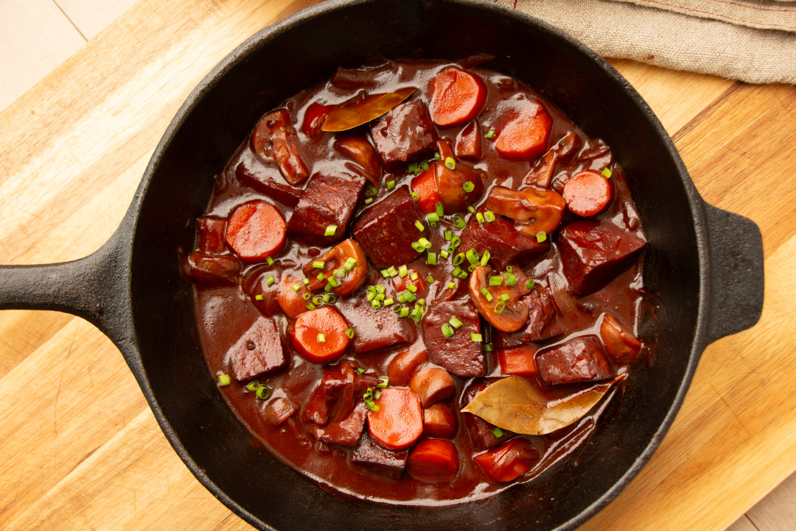Bourguignon de seitan déli de La Cuisine de Jean-Philippe
